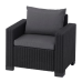 Набір меблів, California 3 seater, графіт - прохолодний сірий