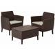 Набір меблів Keter Salemo balcony set, коричневий