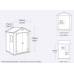 Сарай пластиковий Keter MANOR 6x5, бежево-коричневий