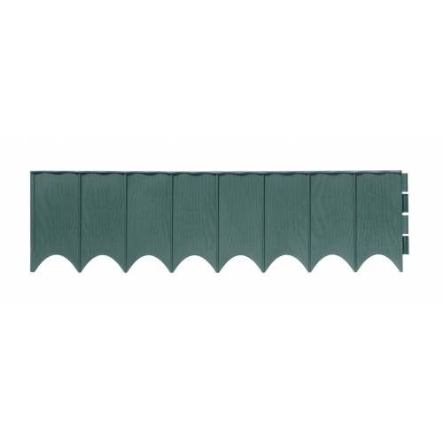 Бордюр садовий GARDEN FENCE темно-зелений, 5,9 м