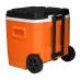 Ізотермічний контейнер на колесах TRANSFORMER ROLLER 60 л, оранжевий з чорним