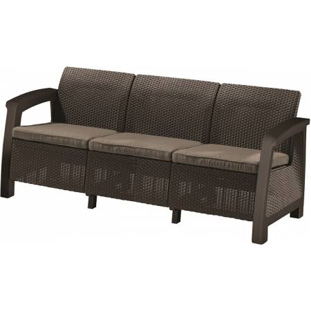 Софа, Bahamas love seat max, коричневый