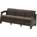 Софа, Bahamas love seat max, коричневий - сіро-бежевий