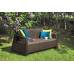Софа, Bahamas love seat max, коричневий - сіро-бежевий