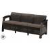 Софа, Bahamas love seat max, коричневий - сіро-бежевий