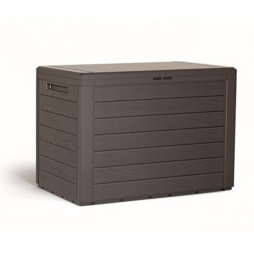 Ящик для зовнішнього зберігання WOODEBOX 190 л, коричневий