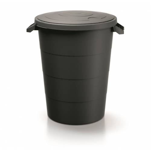 Бак для сміття Prosperplast Smooth, чорний, 120 л