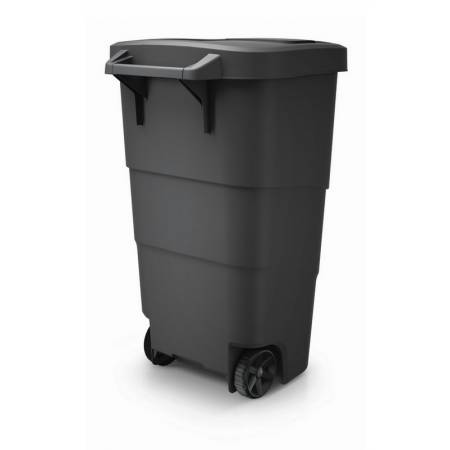 Бак для сміття Prosperplast Wheeler 110 л, графіт