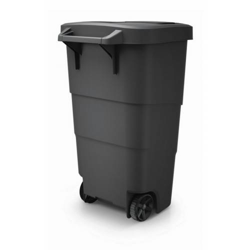 Бак для сміття Prosperplast Wheeler 110 л, графіт