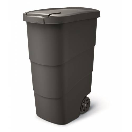 Бак для сміття Prosperplast Wheeler 90 л, графіт