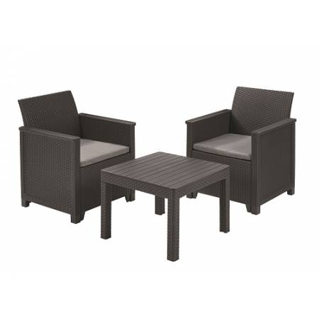 Набір меблів, Keter Emma balcony set, сірий