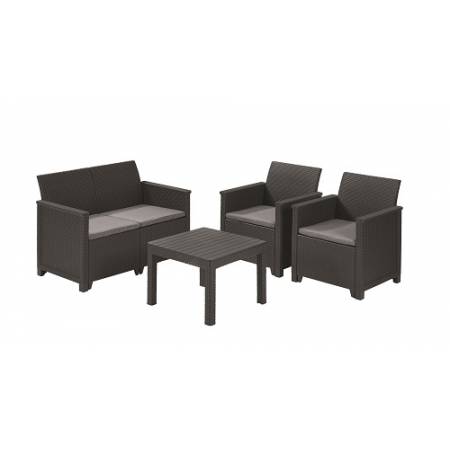 Набір меблів, Keter Emma 2 seater set, сірий