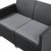 Набір меблів Emma 2 seater set, стіл-скриня, сірий