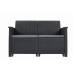 Набір меблів Emma 2 seater set, стіл-скриня, сірий
