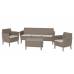 Комплект садових меблів Keter Salemo 3 seater set, бежевий