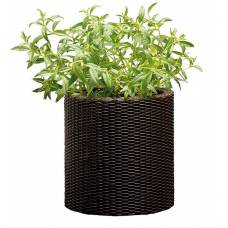 Горщик для квітів Cylinder 7 л. Planter Small, коричневий