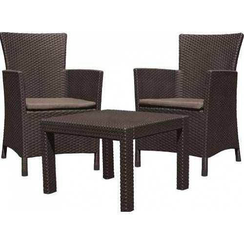 Набір меблів, Rosario balcony set, коричневий