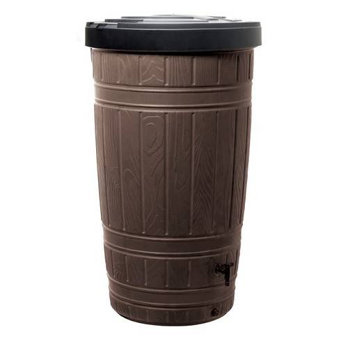 Ємність для збору дощової води Woodcan, 265 л, коричнева